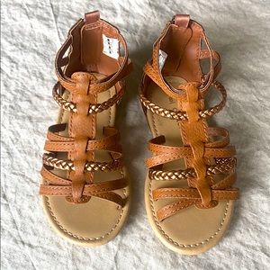 Carter’s Sandals in Brown & Rose Gold